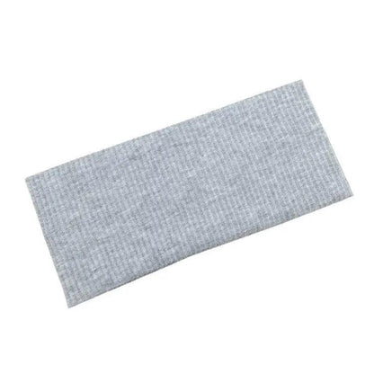 Women Headband Solid Wide Turban Knitted Cotton Hairband Girls Elastic Hair Band - Purple