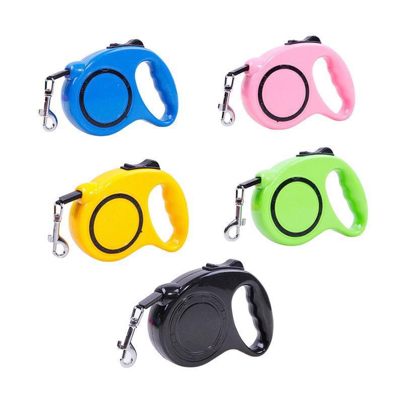 5M Dog Lead Leash Strong Retractable Extendable 5M Lockable Heavy Duty 15Kg - Green