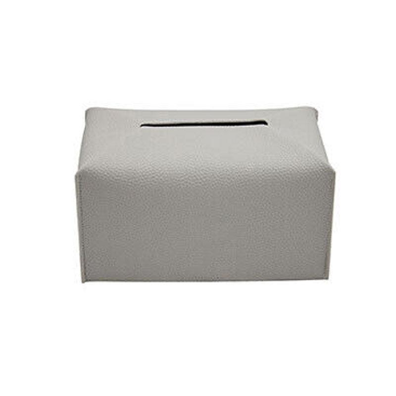 Large Size Tissue Box Dispenser Paper Holder Napkin Case Pu Leather Cover - Green - Factory Direct Shop