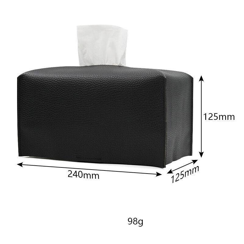Large Size Tissue Box Dispenser Paper Holder Napkin Case Pu Leather Cover - Pink - Factory Direct Shop