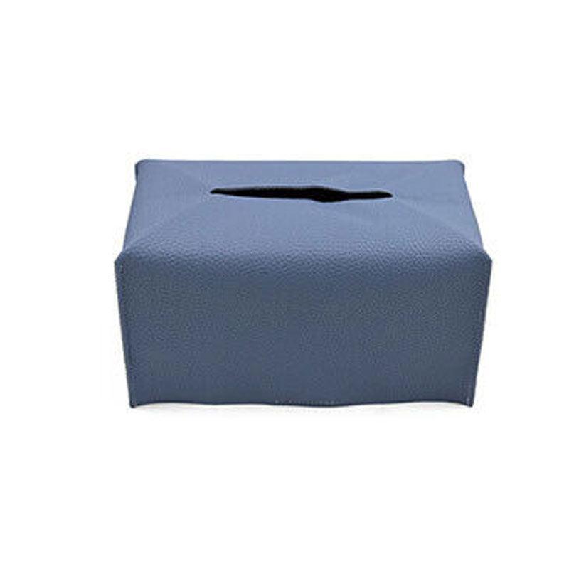 Large Size Tissue Box Dispenser Paper Holder Napkin Case Pu Leather Cover - Pink - Factory Direct Shop