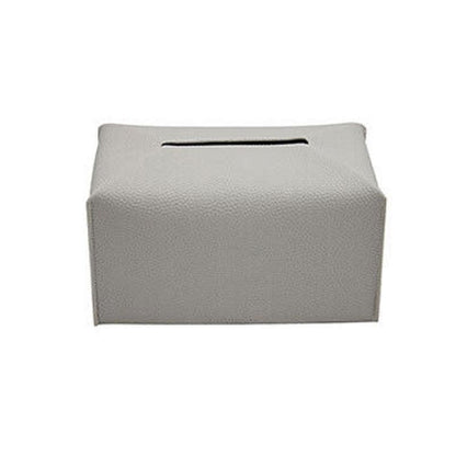 Large Size Tissue Box Dispenser Paper Holder Napkin Case Pu Leather Cover - Pink - Factory Direct Shop