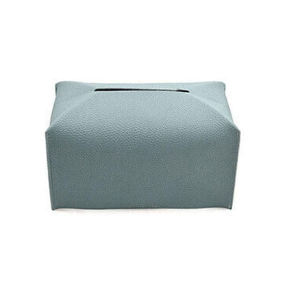 Large Size Tissue Box Dispenser Paper Holder Napkin Case Pu Leather Cover - Pink - Factory Direct Shop