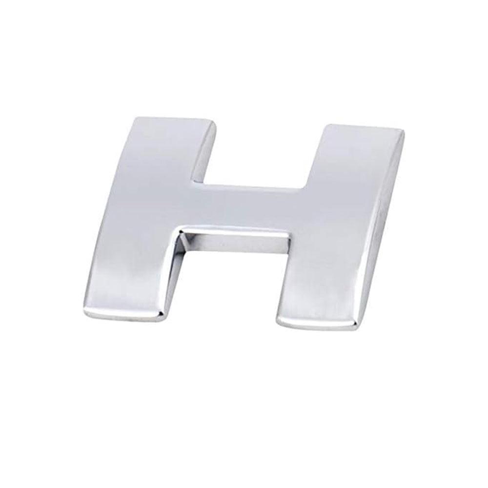 A-Z Alphabet Letters Car Sticker Self Adhesive Auto Badge Emblem 3D Chrome Good - Number 6