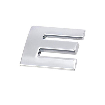 A-Z Alphabet Letters Car Sticker Self Adhesive Auto Badge Emblem 3D Chrome Good - Red L