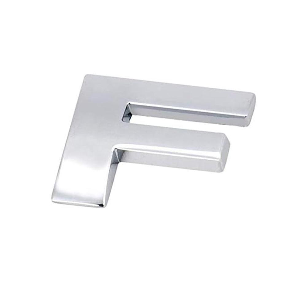 A-Z Alphabet Letters Car Sticker Self Adhesive Auto Badge Emblem 3D Chrome Good - Red L