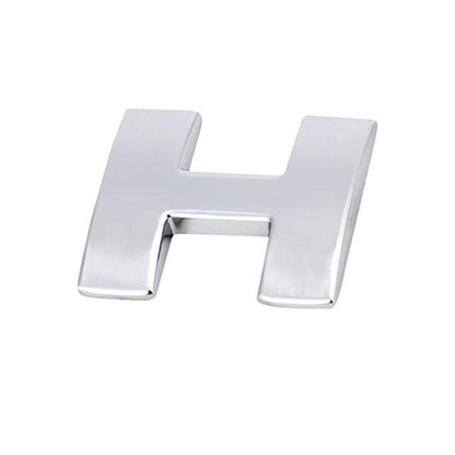 A-Z Alphabet Letters Car Sticker Self Adhesive Auto Badge Emblem 3D Chrome Good - T
