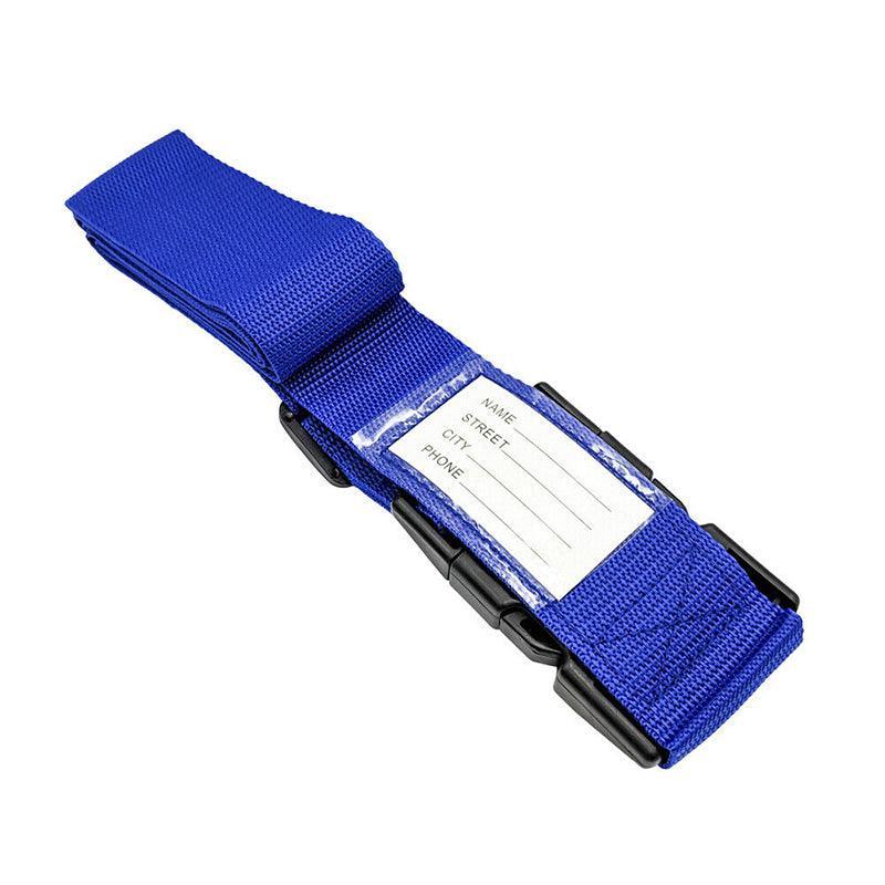 Luggage Strap Code Password Travel Suitcase Secure Lock Safe Nylon Packing Belt - Red