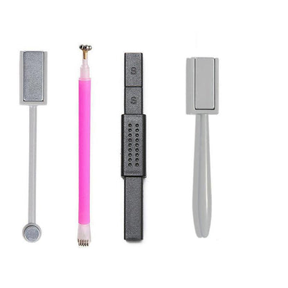 Nail Art Cat Eye Effect Stick for UV Gel Polish Design Tool for Manicure Styling Use - 1PC Strong Magnet