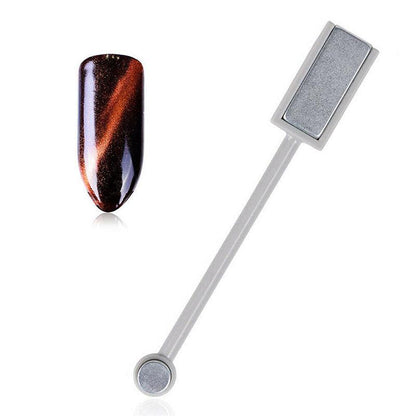 Nail Art Cat Eye Effect Stick for UV Gel Polish Design Tool for Manicure Styling Use - 1PC Strong Magnet