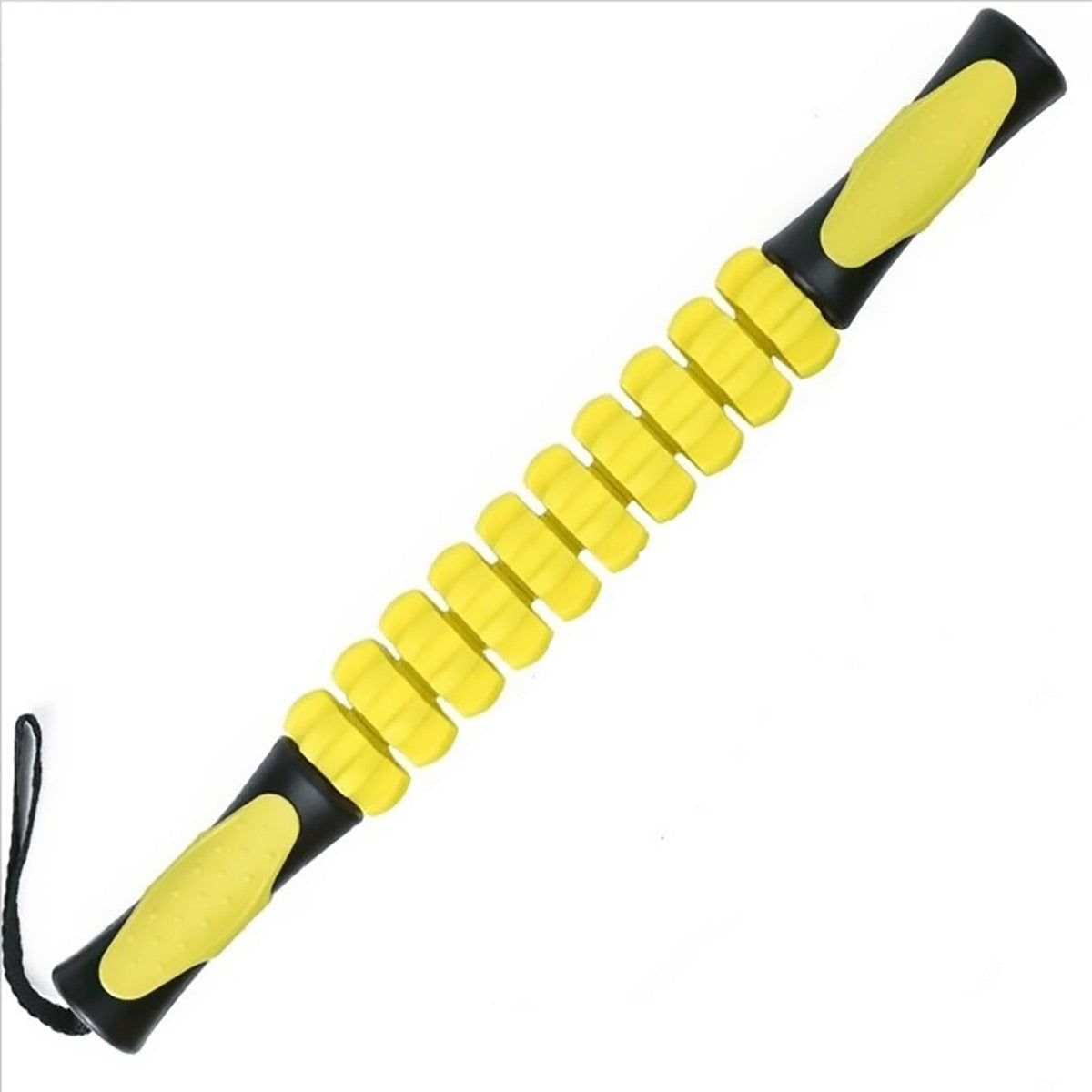 Muscle Roller Stick Full Body Fitness Massage Tool for Home and Gym Use - Orange