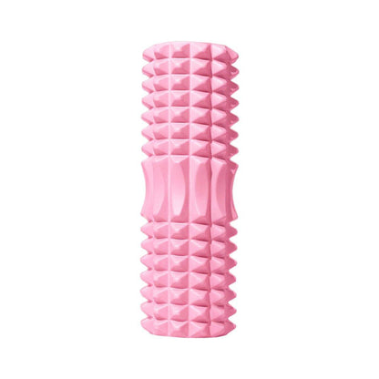 High Density EVA Foam Roller Yoga Massage Stick for Fitness - Crescent Style Pink - 33cm - Factory Direct Shop