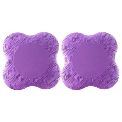 2pcs Thick Yoga Kneeling Mat Knee Cushion for Elbow Support Gym Workout Pad - Pink
