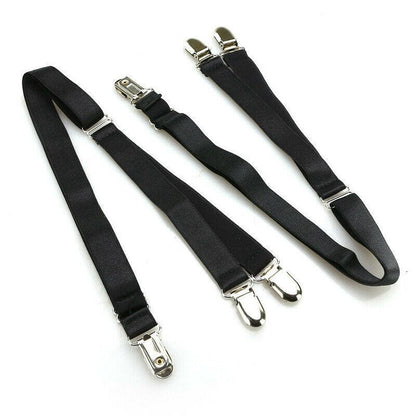 1 Pair Y-Style Shirt Stays Garters Uniform Suit Sock Hold for Men