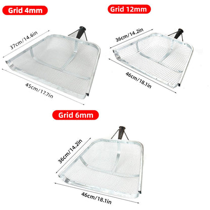 Stainless Steel Soil Sifter Drain Shovel Gardening Mesh Screen Filter Durable - 40MM