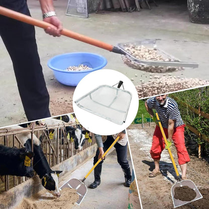 Stainless Steel Soil Sifter Drain Shovel Gardening Mesh Screen Filter Durable - 60MM