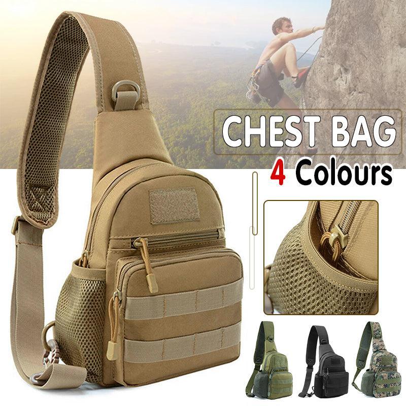 Man Shoulder Backpack Chest Bag Small Sling Cross Body Satchel Bag Outdoor - Camouflage - Factory Direct Shop
