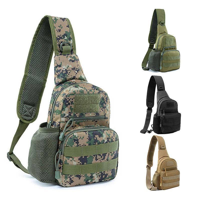 Man Shoulder Backpack Chest Bag Small Sling Cross Body Satchel Bag Outdoor - Camouflage - Factory Direct Shop