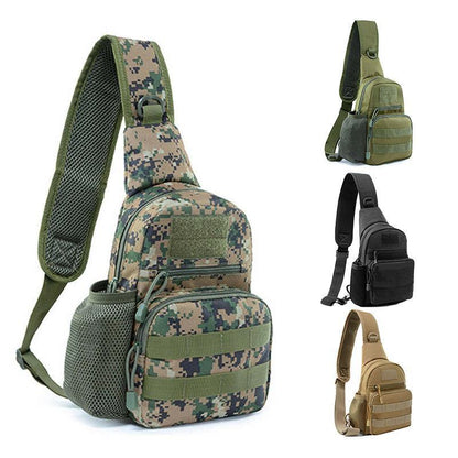 Man Shoulder Backpack Chest Bag Small Sling Cross Body Satchel Bag Outdoor - Camouflage - Factory Direct Shop