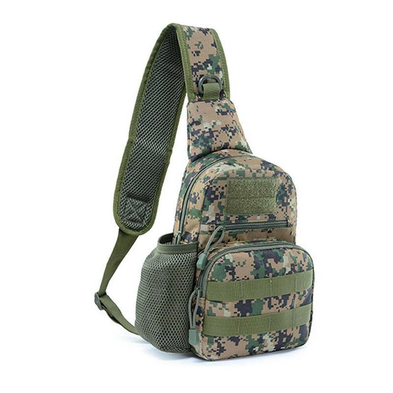 Man Shoulder Backpack Chest Bag Small Sling Cross Body Satchel Bag Outdoor - Camouflage - Factory Direct Shop