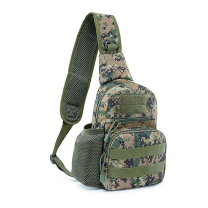 Man Shoulder Backpack Chest Bag Small Sling Cross Body Satchel Bag Outdoor - Camouflage - Factory Direct Shop