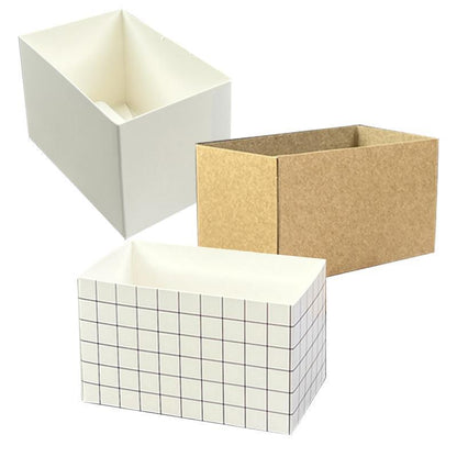 250PCS Sandwich Packaging Box Breakfast Hamburger Wrapping Box S Size - Black White