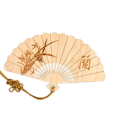 Chinese Style Bass Book Folder Book Clip Bamboo Bookmark Guitar Bookmark Lable - Pipa - Chrysanthemum