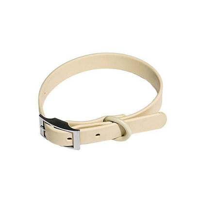 PVC Dog Collar Working Dog Kennels Waterproof Soft Adjustable for Pets M Size - Coffee - Factory Direct Shop