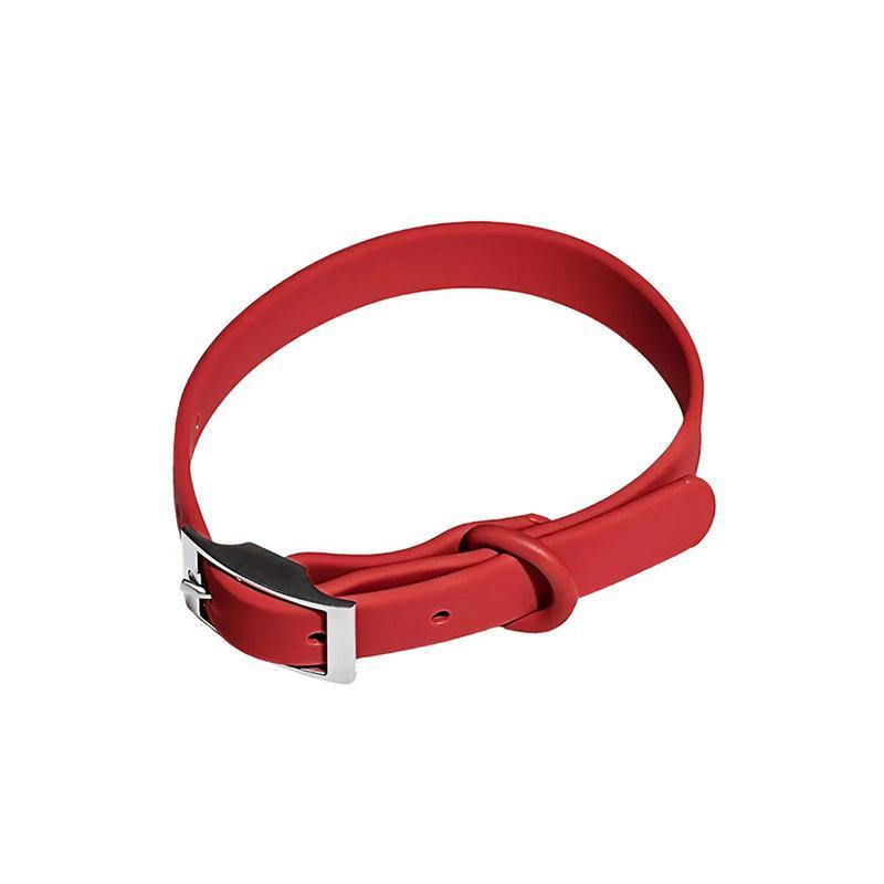 PVC Dog Collar Working Dog Kennels Waterproof Soft Adjustable for Pets M Size - Dark Blue - Factory Direct Shop
