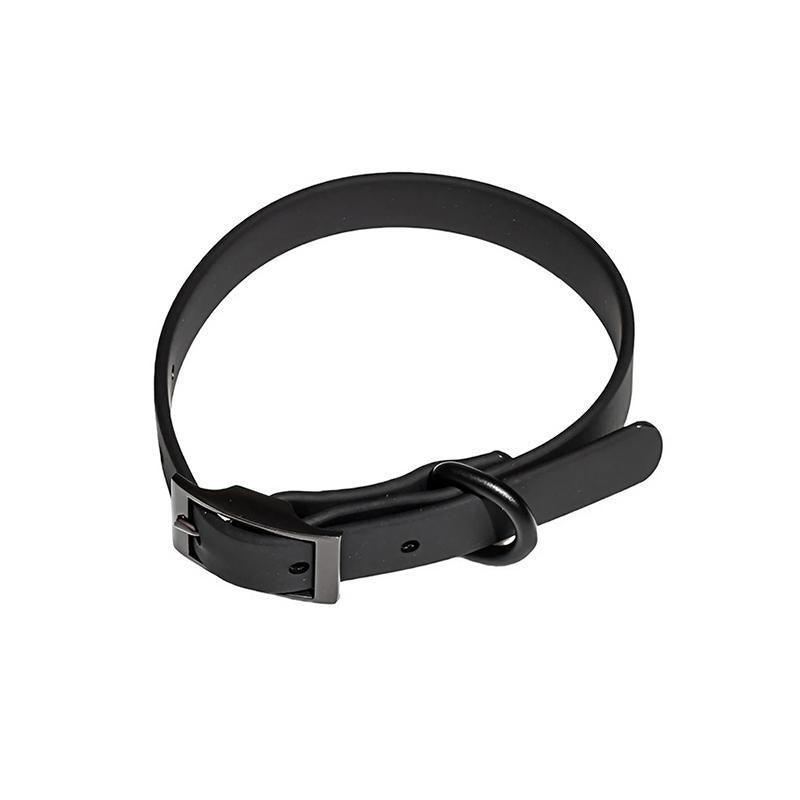 PVC Dog Collar Working Dog Kennels Waterproof Soft Adjustable for Pets M Size - Apricot - Factory Direct Shop
