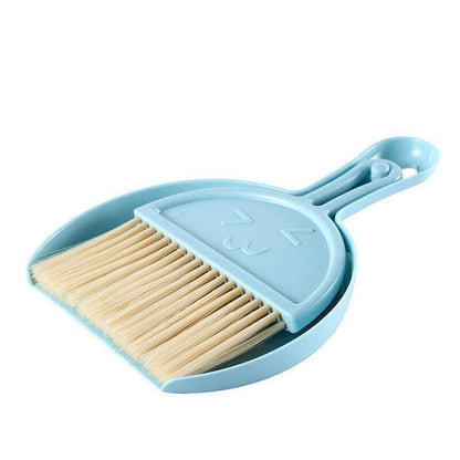 Mini Desktop Sweep Cleaning Brush Keyboard Brush Small Broom Dustpan Set - Pink - Factory Direct Shop