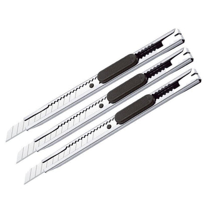 5PCS Snap-Off Daily Utility Knife Lock Back Box Cutters Retractable Knifes