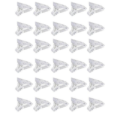 5-50Pcs Nail Tips Clip Clamps For Poly Gel Quick Building Extension Builder Tool - 5PCS