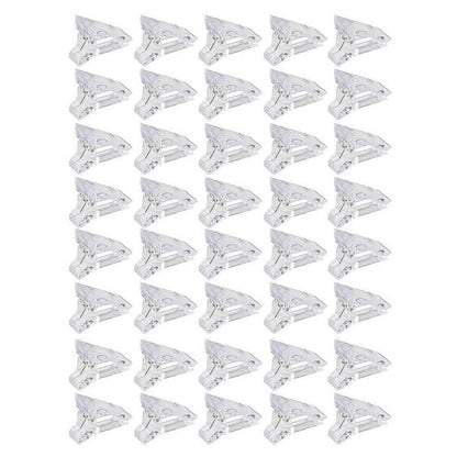 5-50Pcs Nail Tips Clip Clamps For Poly Gel Quick Building Extension Builder Tool - 5PCS