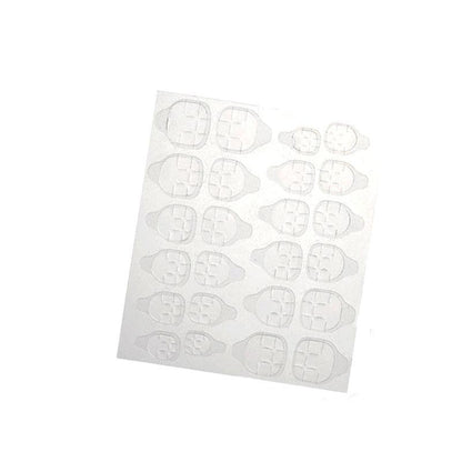 24-2400PCS Double Sided Adhesive Press On Nail Stickers Clear Tape Glue Tabs - 1PC (24xNail Stickers)