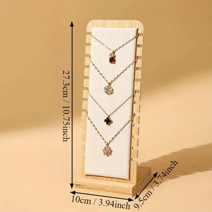 Jewellery Display Rack Necklace Hanging Stand Organiser Holder for Accessories - Black