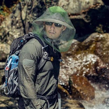 Outdoor Mosquito Head Net Fly Insect Bug Protector for Camping Hiking Fishing