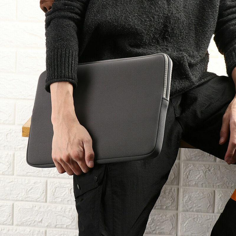 Grey Laptop Macbook Notebook Sleeve Bag Travel Carry Case Cover For 11 13 14 15 Inch Lap Top - 14Inch