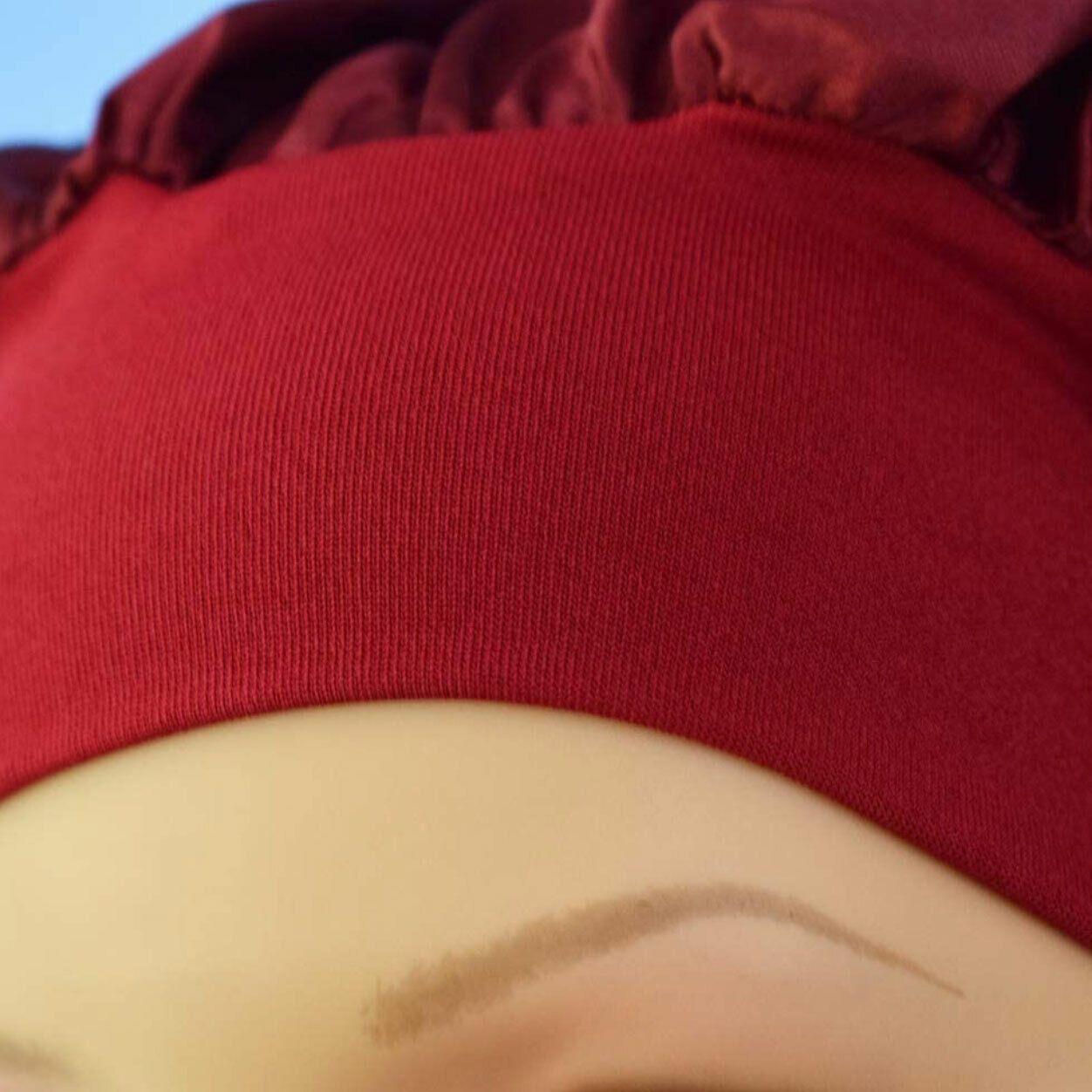 Sleeping Bonnet Hair Wrap Silk Satin Cap Women Elastic Night Soft Hat Headwear - Sky Blue
