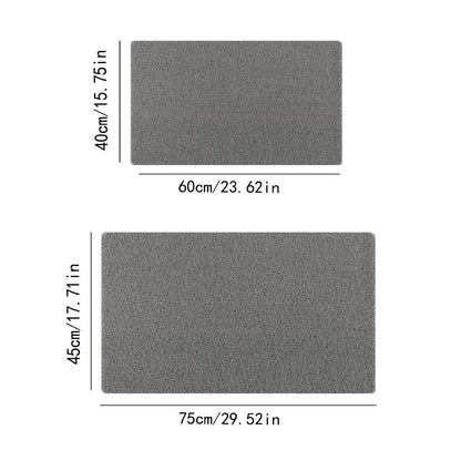 Anti Slip Bathroom Mat Non Slip Shower Floor Mat Quick Dry Soft Comfortable Rug - Beige-45x75cm