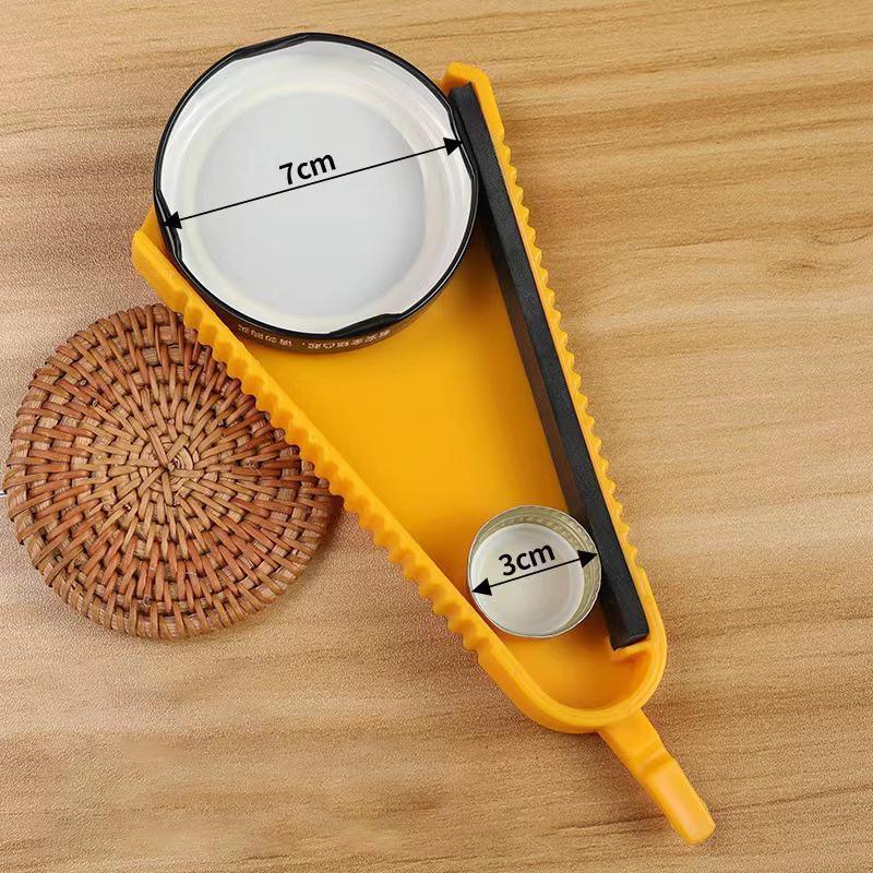 Multipurpose Jar Bottle Can Opener with Non Slip Grip for Kitchen Use