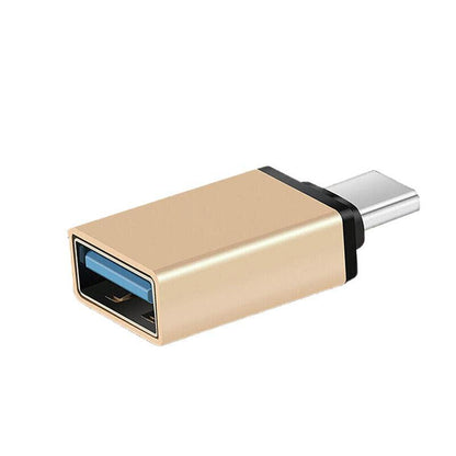USB Type-C to USB 3.0 Adapter OTG Converter for Phone Tablet Laptop - Blue
