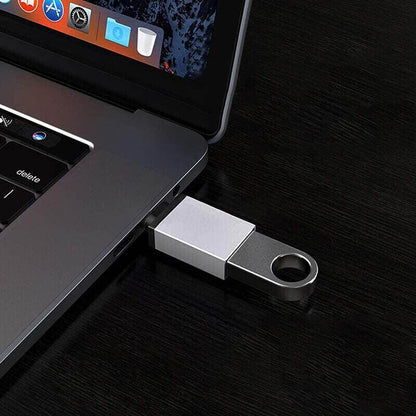 USB Type-C to USB 3.0 Adapter OTG Converter for Phone Tablet Laptop - Gold