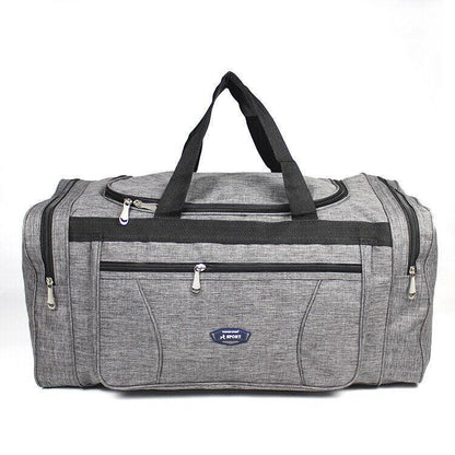 Large Capacity Waterproof Travel Luggage Bag Lightweight Foldable Handbag - Small-Black