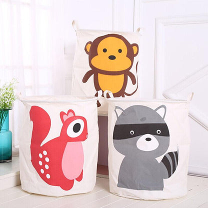 Collapsible Laundry Hamper Basket Storage Clothes Bag Washing Bin Toy Organiser - 06