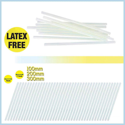 Clear Hot Melt Glue Sticks Adhesive Craft Stick for DIY Glue Tool 7mm 11mm - 7mm x 100mm 200pcs