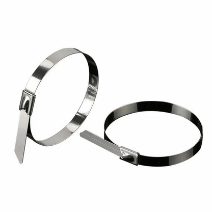 20X Stainless Steel Cable Ties S304 Marine Grade Zip Strap Locking Wrap 100-800Mm - 4.6*800mm