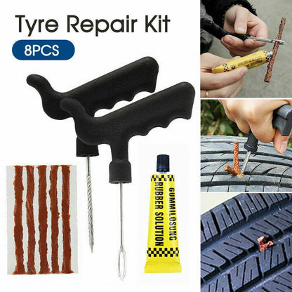 Tyre Repair Kit- 8 Piece Tubeless