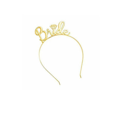 Bride To Be Hen Veil Sash Tiara Hens Night Bridal Shower Kitchen Tea Accessories - Package 4