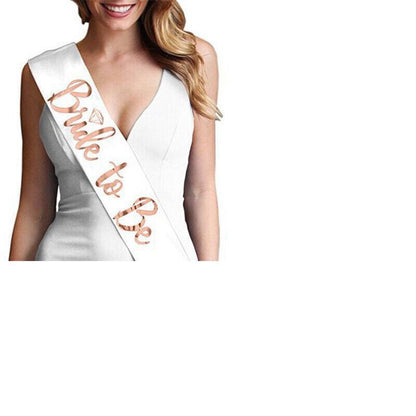 Bride To Be Hen Veil Sash Tiara Hens Night Bridal Shower Kitchen Tea Accessories - Package 5